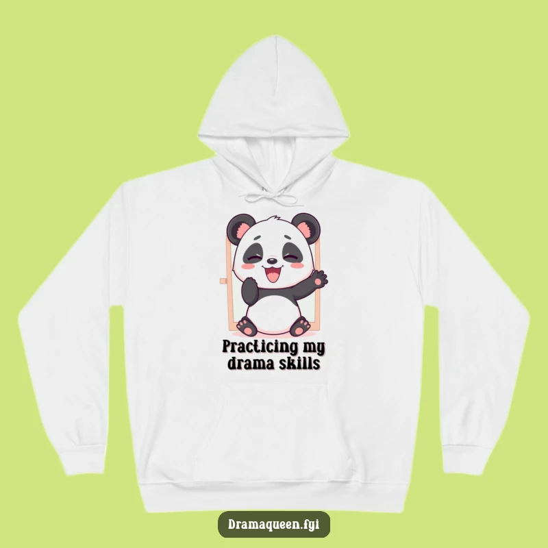 Funny Giggling Panda Hoodie - Stay Cozy and Dramatic with this Hilarious Gift
